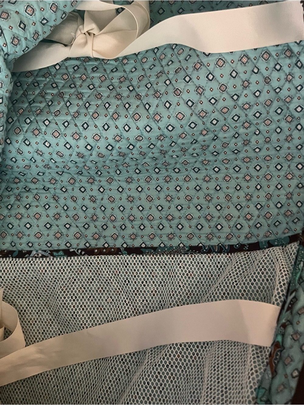 Vera Bradley Java Blue travel lot 5 piece set - Picture 14 of 15